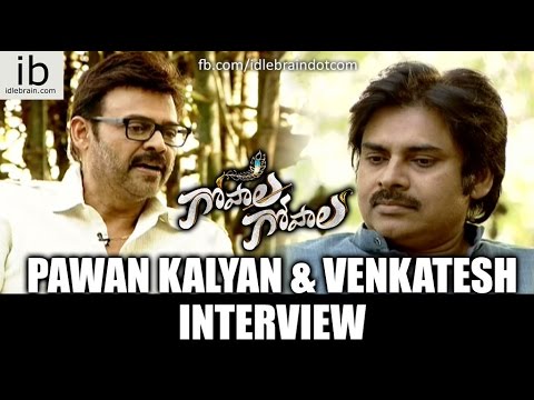 Pawan Kalyan & Venkatesh interview Gopala Gopala