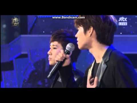 140116 INFINITE Special Stage on 28th Golden Disk Award - Sunggyu, Woohyun