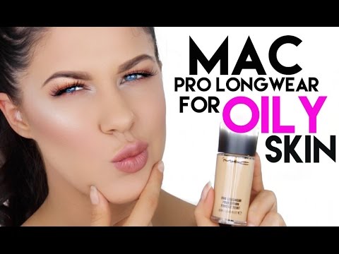 MAC PRO LONGWEAR FOUNDATION FOR OILY SKIN | 12 HOUR WEAR TEST + REVIEW!!