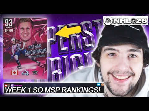 BEST WEEK 1 SUPERSTAR ORIGIN MSP TO MAKE! RANKING ALL 5 I NHL 26 HUT