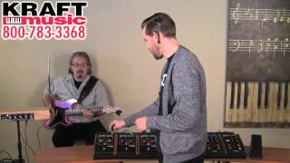 Video thumbnail for Kraft Music - Moog Moogerfooger MF-101 Lowpass Filter Demo with Jake Widgeon by Kraft Music