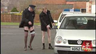 Policeman White Undies Prank