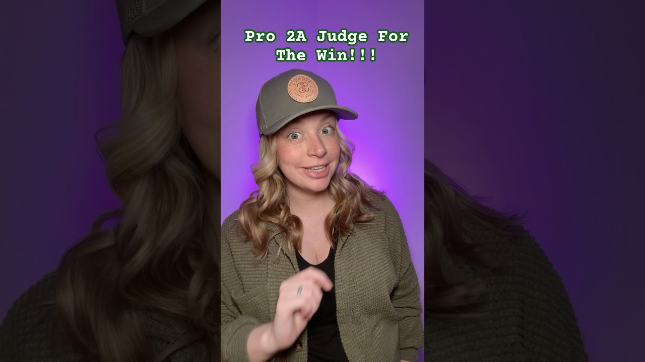 FINALLY A Judge That Gets IT!!! #2ndamendment #shortsvideo #shortsfeed #shorts