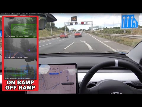 Off Ramp WIN, On Ramp FAIL! - EU Law BAN Tesla HW3 FSD Computer Part 2/2 Video