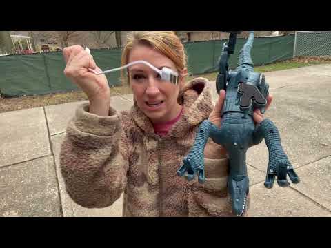 Review of Remote Control Dinosaur Toys Kids - Jurassic Velociraptor Toys Imitates Walking