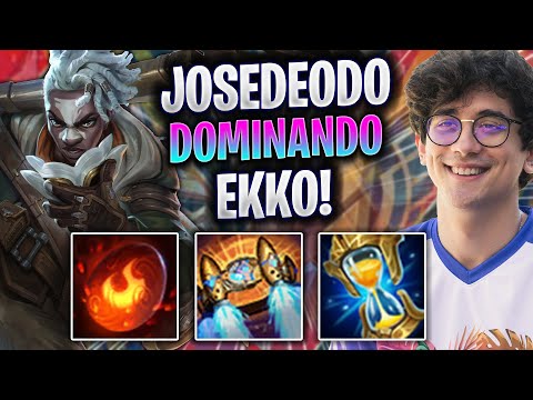 JOSEDEODO DOMINANDO CON EKKO! - EST Josedeodo Juega Ekko Jungla vs Viego! | Season 2023