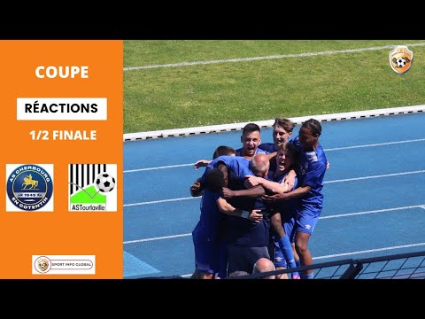 INTERVIEWS - COUPE DES RESERVES :AS CHERBOURG  B -  AS TOURLAVILLE B (1-1 T.A.B. 6-5)