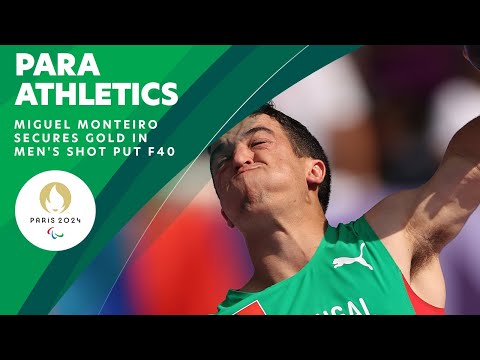 A New Paralympic Record For Miguel Monteiro In The Men's F40 Shot Put 🇵🇹 | Paralympic Games