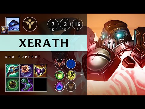 Xerath Support vs Nautilus - EUW Grandmaster Patch 25.09