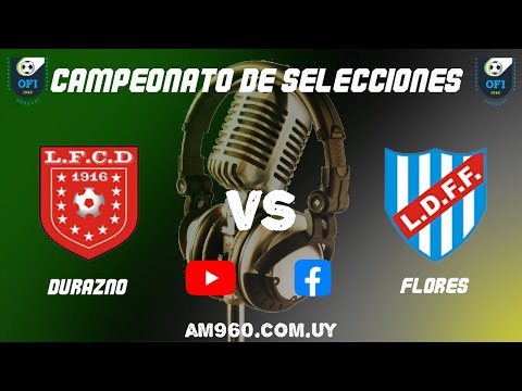 22° COPA NACIONAL DE SELECCIONES DE #OFI | FECHA 5 | DURAZNO Vs FLORES 31/01/2026