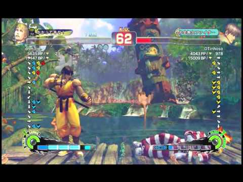 Super Street Fighter IV AE - dnm3rd (Cody) Vs OTinhoso (Guy)