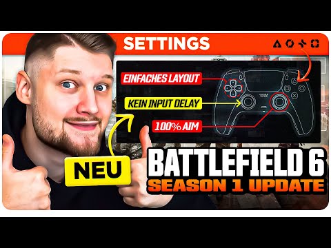 *UPDATE* Diese Einstellungen BRAUCHST DU für BATTLEFIELD 6 SEASON 1! (Beste Controller Settings)