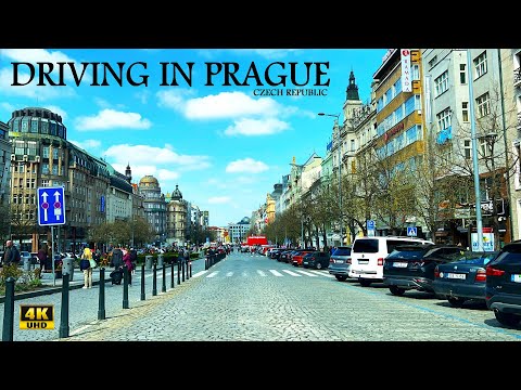 Driving in Prague (Praha), Czech Republic | 4K UHD | Driving Tour | A Full Drive through Prague City