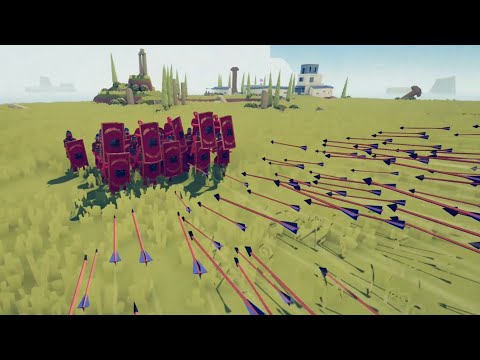 ROMAN SHIELD WALL VS ARMIES | Totally Accurate Battle Simulator TABS