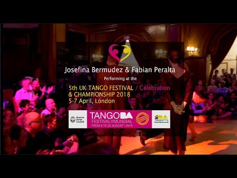 Josefina Bermudez & Fabian Peralta at the UK Tango Festival 2018