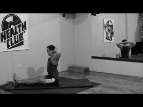 4.  Istezanje grudi sa dlanovima na potiljku- Behind head chest extension