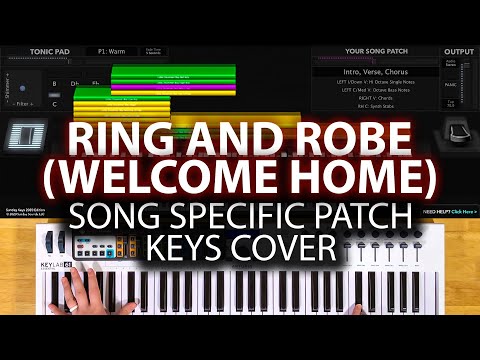 Ring And Robe (Welcome Home) MainStage patch keyboard cover- Bethel Music