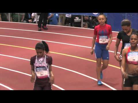 Girls 60m EE Prelim Heat 3 - New Balance Nationals Indoor 2014