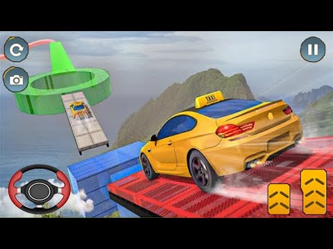 Real Taxi Car Stunts 3D: Impossible Ramp Car Stunt - Android GamePlay - Car Games Android