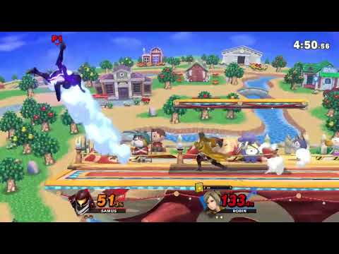 UpperCity Smash XIV WR2 - Zhab (Cloud, Samus) VS Space (Robin)