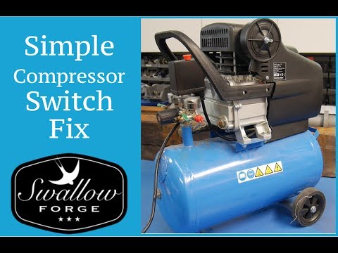 Easy way to replace a Compressor Pressure Switch: Swallow Forge