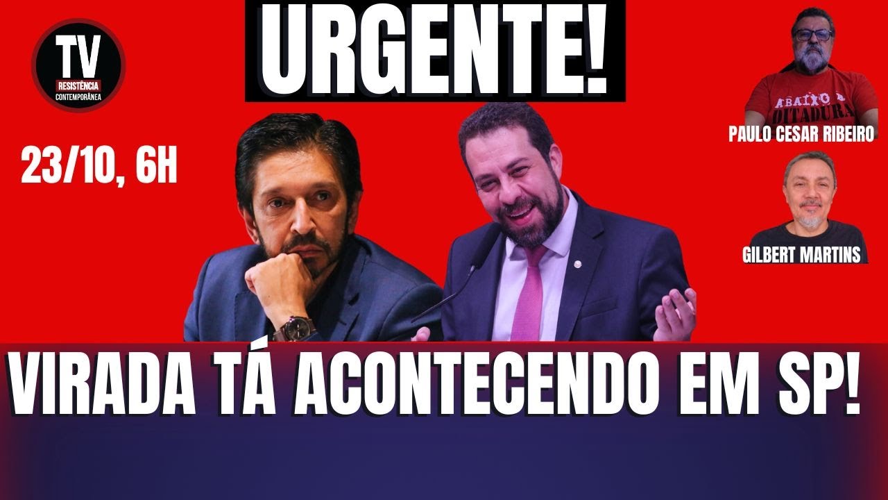 [AO VIVO] URGENTE! GRANDE DIA! A VIRADA JÁ ESTÁ ACONTECENDO EM SP! (23/10/2024)