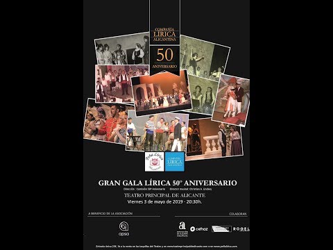 Gran Gala Lírica 50º Aniversario (3 de mayo 2019)