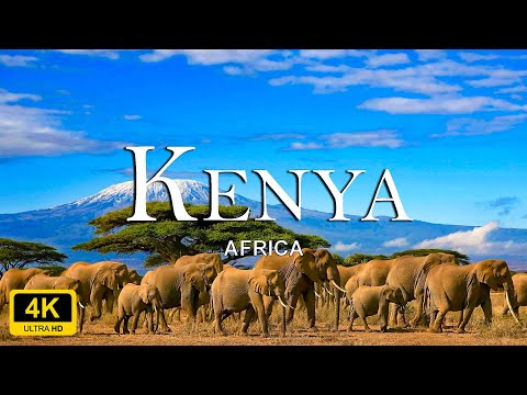 FLYING OVER KENYA (4K UHD Video) - Relaxing Music With Beautiful Nature Videos