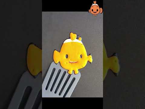Disney Emojis Pancake Art - Genie, Nemo, Bruni, Forky #shorts