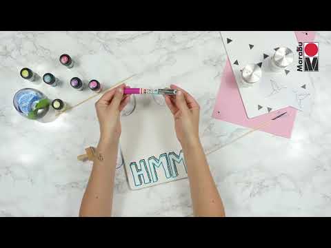 Marabu Fixky na sklo a porcelán / Porcelain & Glas Painter