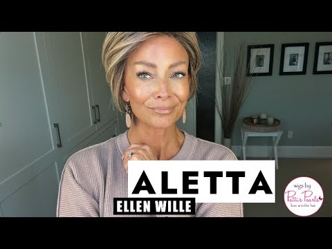 ALETTA by ELLEN WILLE in Beige Multi Shaded Wig Review for WigsByPattisPearls.com