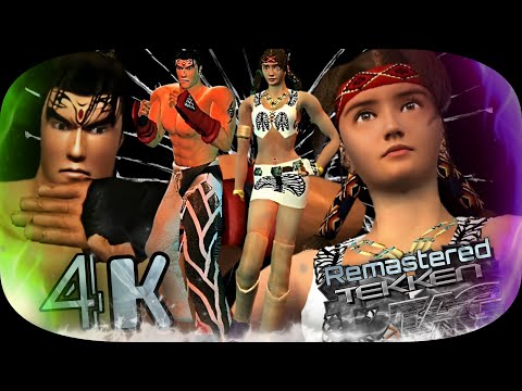 Jin T8 Style King moves & Julia Skeleton Design Nina moves Tekken Tag Remastered Hard 4K 60 FPS 