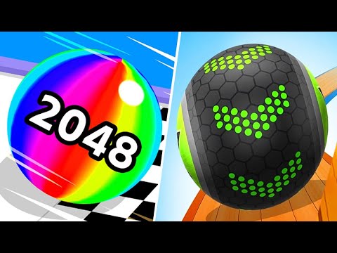 Los Mejores Juegos GRATIS de Android e iOS - (Carrera de Pelotas) Ball Run 2048 | Going Balls