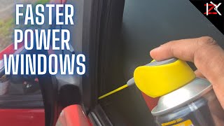 How to FIX Slow Power Car Windows | Make your Car electric windows open and close FASTER
