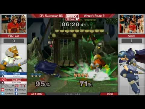 CFL Smackdown 86 - Lad (Fox) vs Keenan (Marth) - SSBM Winners R3