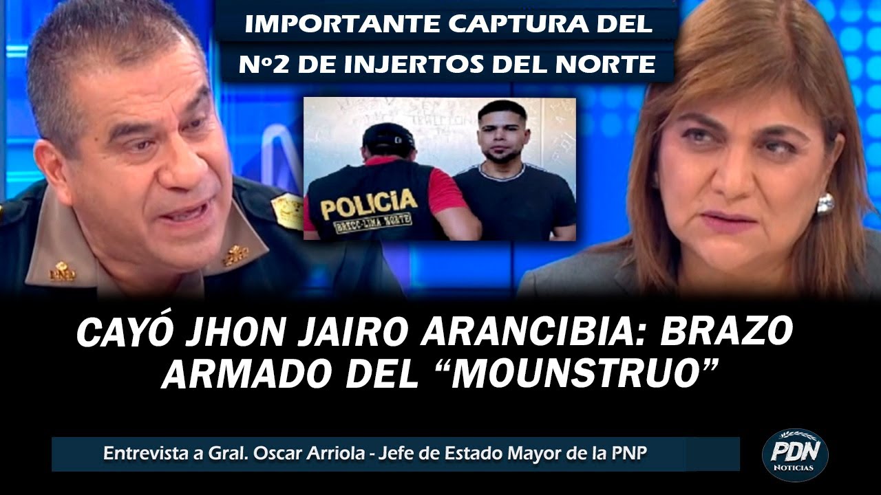 CAYÓ JHON JAIRO ARANCIBIA: BRAZO ARMADO DEL MOUNTRUO Y NUMERO DOS DE LOS INJERTOS DEL NORTE