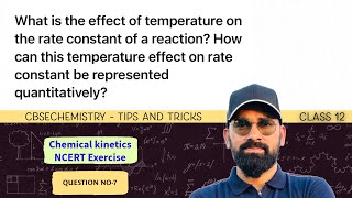 What is the effect of temperature on the rate constant of a reaction? How can this temperature