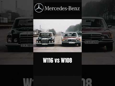 Thumbnail for Mercedes-Benz W108 vs Mercedes-Benz W116 frenada #w108 #w116 #classicars #mercedes #mercedesbenz by Mercedes-Benz W108