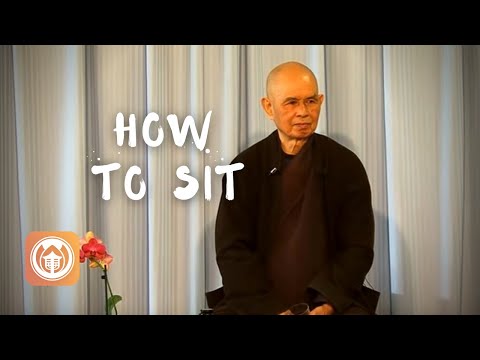 How to Sit for Meditation | Teaching by Thich Nhat Hanh | #mindfulness