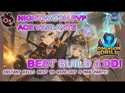 DIMENSION DRILL BUILD! NIGHTWATCH ACE VIGILANTE PVP TUTORIAL!