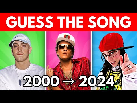 Guess the Song 2000-2024 🎤🎶 | Most Popular Songs | Music Quiz