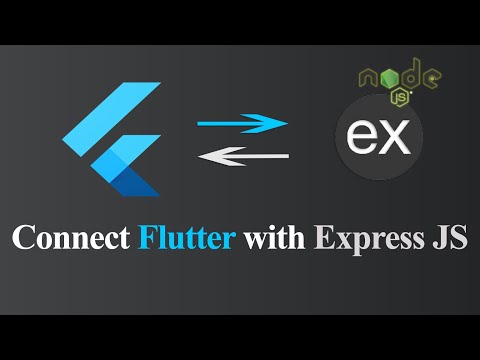 Connect Flutter Android Application with Express JS Backend Hindi