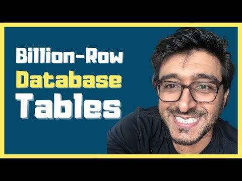 Best Practices Working with Billion-row Tables in Databases