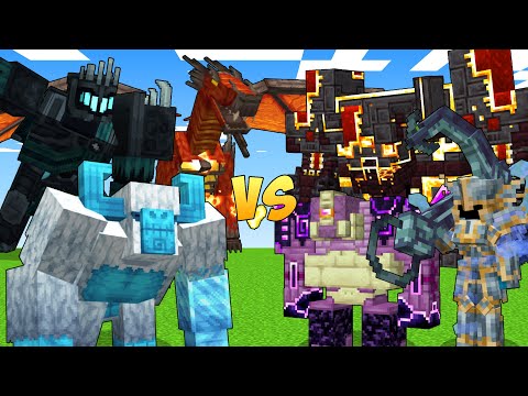 ALL NEW MINECRAFT BOSSES TOURNAMENT