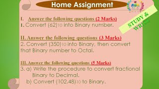 11-Computer Science  Chapter-2-Part-2(Number System)