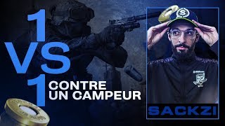 Sackzi vs campeur en 1vs1 sur modern warfare 