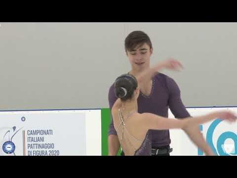 Camp. Ita. 2020: Alyssa Chiara MONTAN - Manuel PIAZZA - Junior Pairs - Short Program