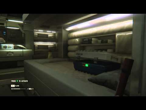 Alien:Isolation - Gameplay Walkthrough (PC) [Hard] - Part 14 - Amanda Smells in Lockers