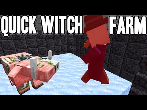 Witch Farm! [STILL works] [NO REDSTONE]  (30 minute build) 1.16-1.20+