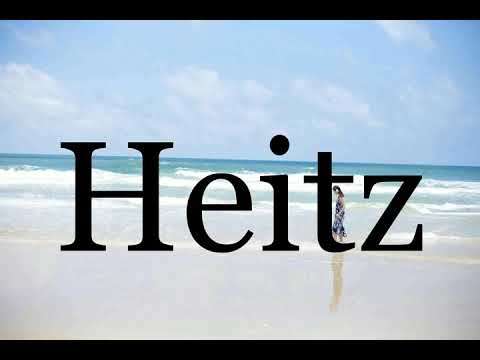 How To Pronounce Heitz🌈🌈🌈🌈🌈🌈Pronunciation Of Heitz